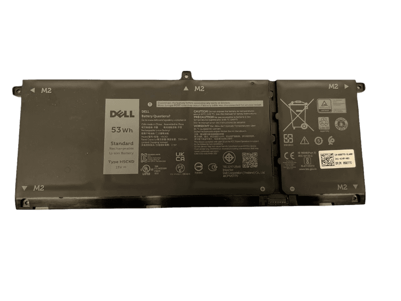 Original Dell Inspiron 7300 7306 7500 7506 7405 53W H5CKD Replacement Laptop Battery - Compatible with Multiple Dell Inspiron Models - Perfect for Work, Travel & Home Office Use
