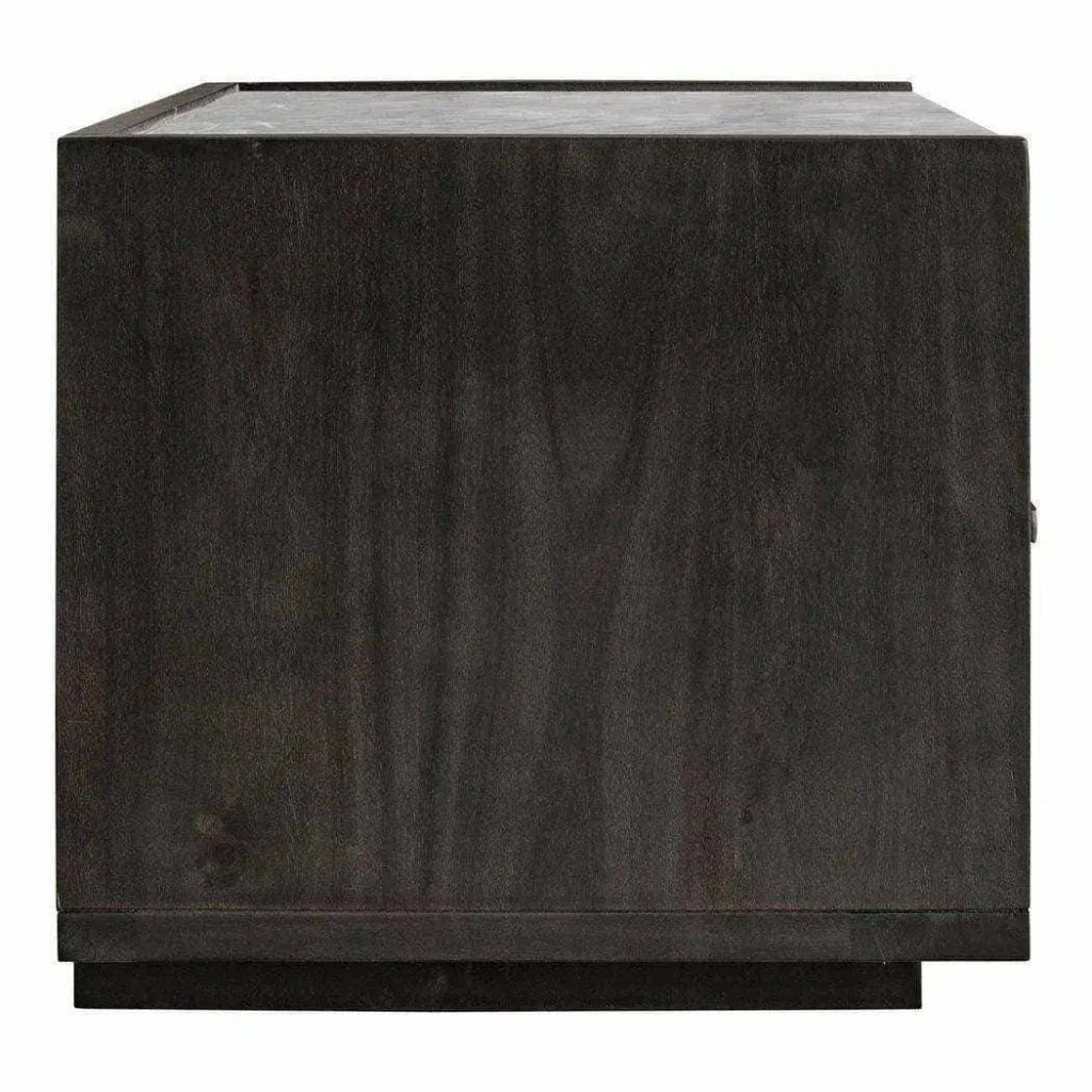 26.5 Inch Grey Contemporary Nightstand - Modern Bedside Table for Bedroom, Living Room, or Guest Room