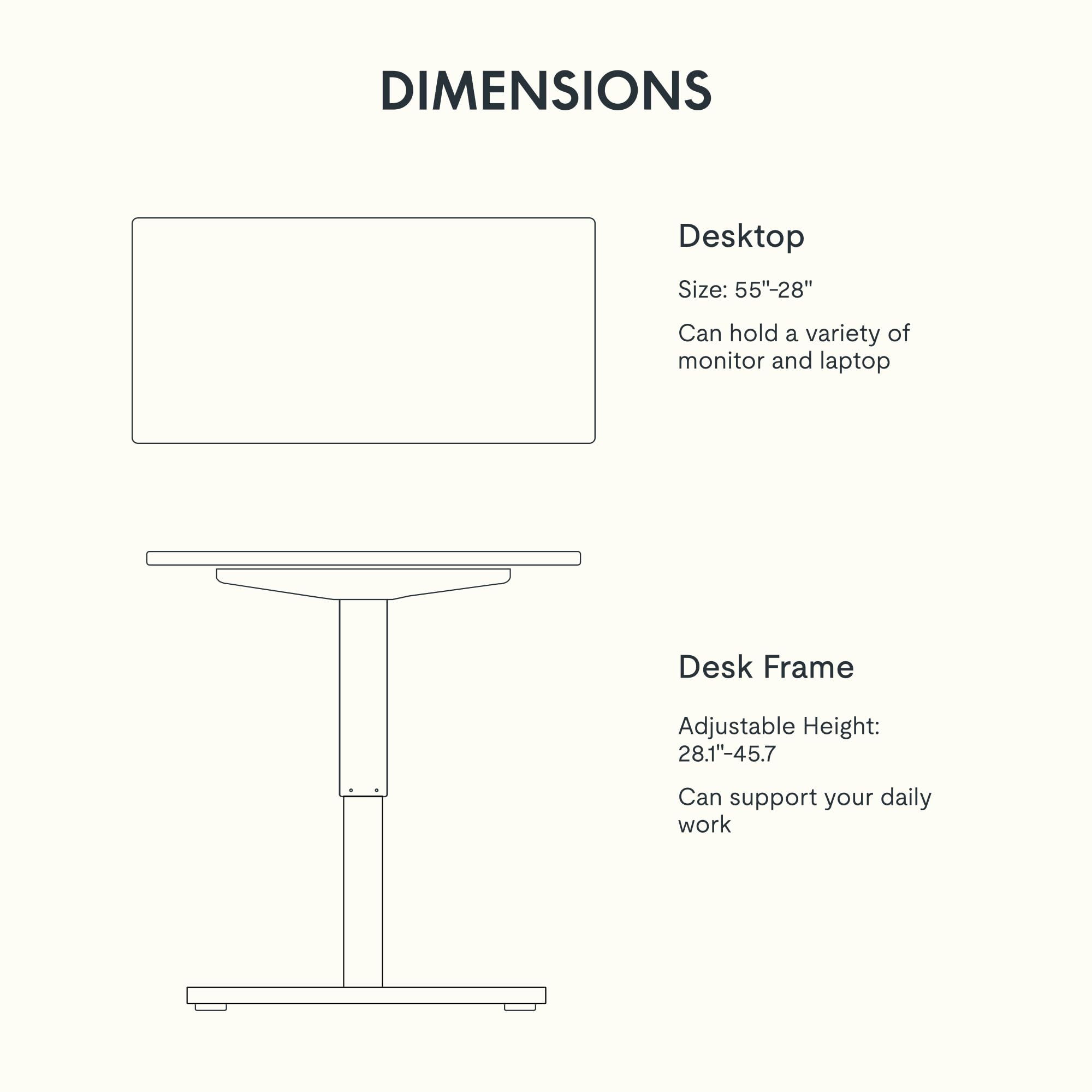 Flexispot Electric Height Adjustable Standing Desk - 55 x 28 Inches Bamboo Desktop, Ergonomic Sit Stand Workstation for Home Office (White Frame & Rectangular Top) | Perfect for Remote Work, Gaming & Study Setup