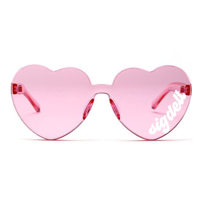 Sigma Delta Tau Sorority Sunglasses – Heart Shaped SDT Logo Sunglasses for Greek Life | Big Little Gifts, Beach Day & Sorority Events