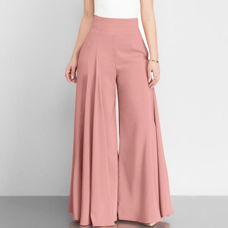 Elegant High Waist Pants for Women - Comfortable Stretchy Trousers for Office, Travel & Casual Wear