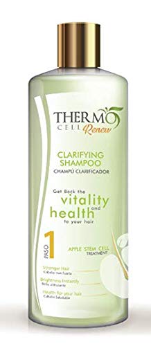 ThermoCell Apple Stem Cell Clarifying Shampoo 1000ml - Hydrating & Repairing for Damaged Hair - Perfect for Daily Use & Salon Treatments