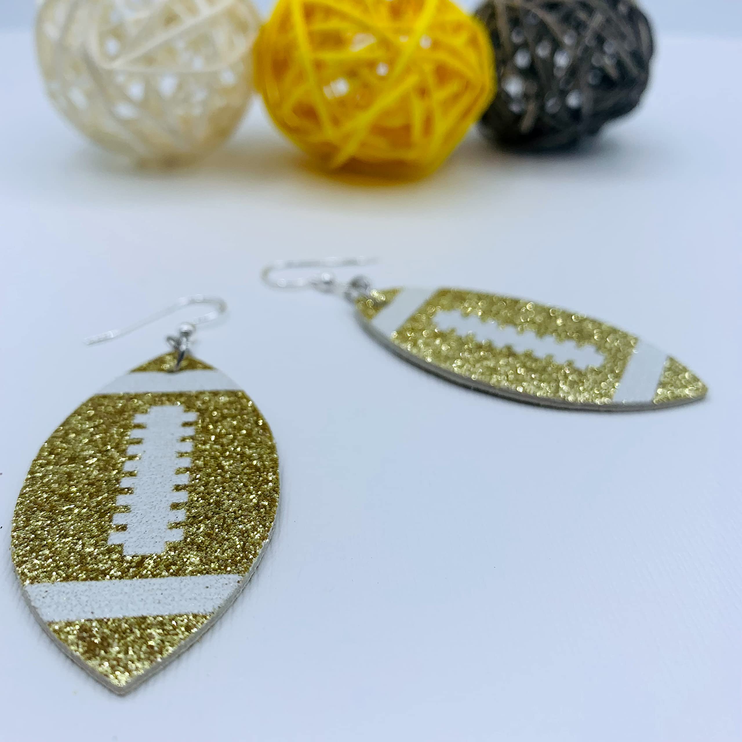 Football Earrings for Women - Stylish Soccer Jewelry Gifts - Perfect Football Mom Accessories for Games & Parties - Trendy Sports Fan Gifts for Her