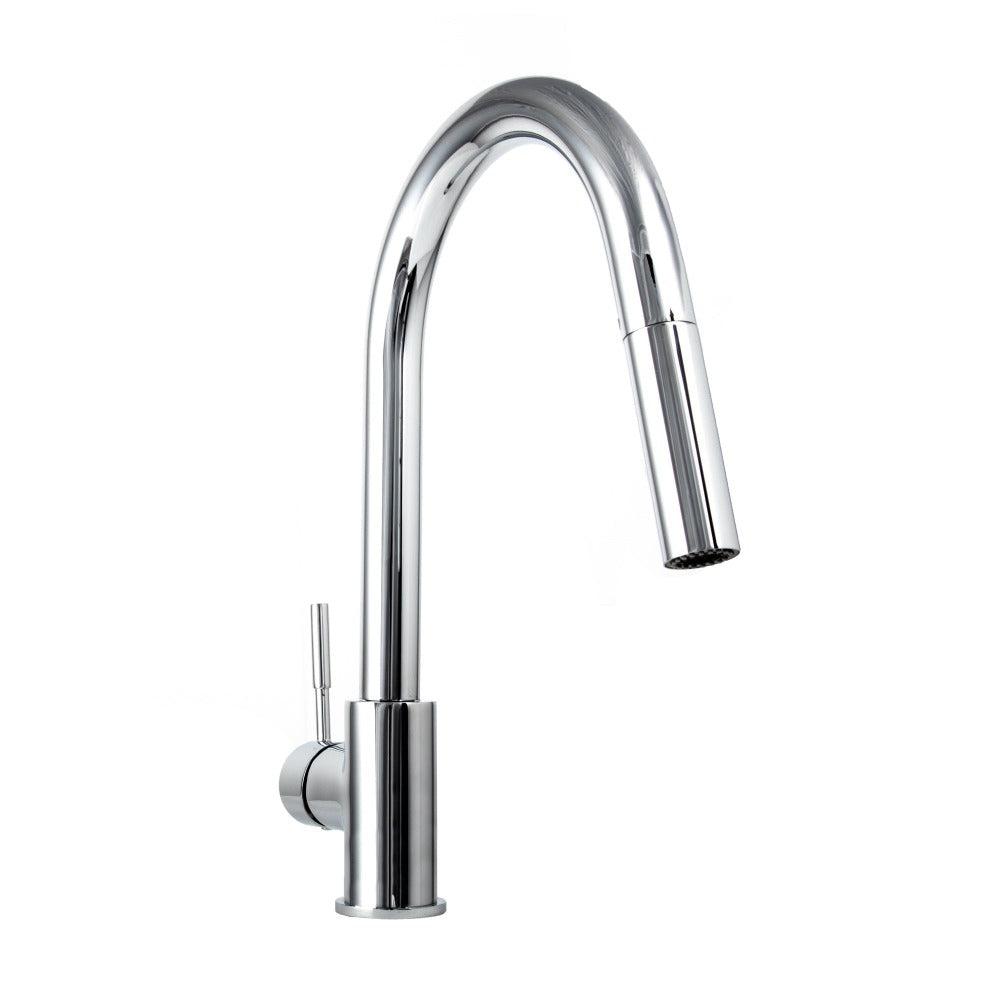 ZLINE Gemini Pull Down Single Handle Kitchen Faucet in Chrome - High Arc Spout, Durable Stainless Steel, Easy Installation for Modern Kitchens (Perfect for Washing Dishes, Filling Pots & Daily Kitchen Tasks)