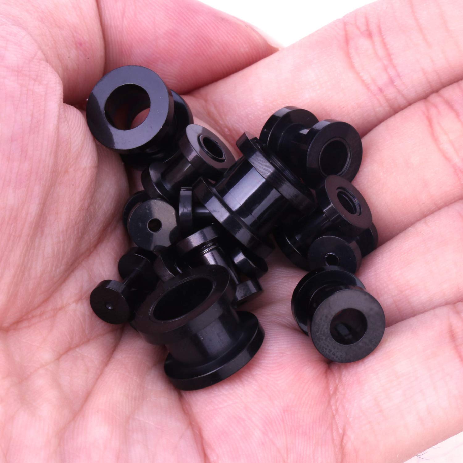 BodyJ4You 37PC Ear Stretching Kit - 14G to 00G Gauges for Beginners with Steel Tapers, Single Flare Plugs & Screw Fit Tunnels - Includes Aftercare Balm Wax - Perfect for Ear Piercing Jewelry & Stretching - Ideal for Men & Women - Great for Daily Wear, Parties & Body Modification