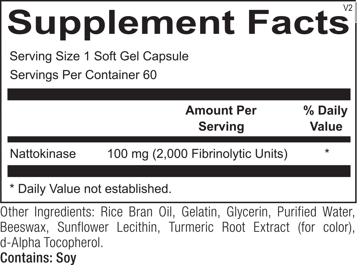 Nattokinase 60 Softgels | Premium Japanese Natto Enzyme Supplement for Heart & Circulation Support | Supports Healthy Blood Flow & Cardiovascular Health | Ideal for Daily Wellness Routine & Active Lifestyle
