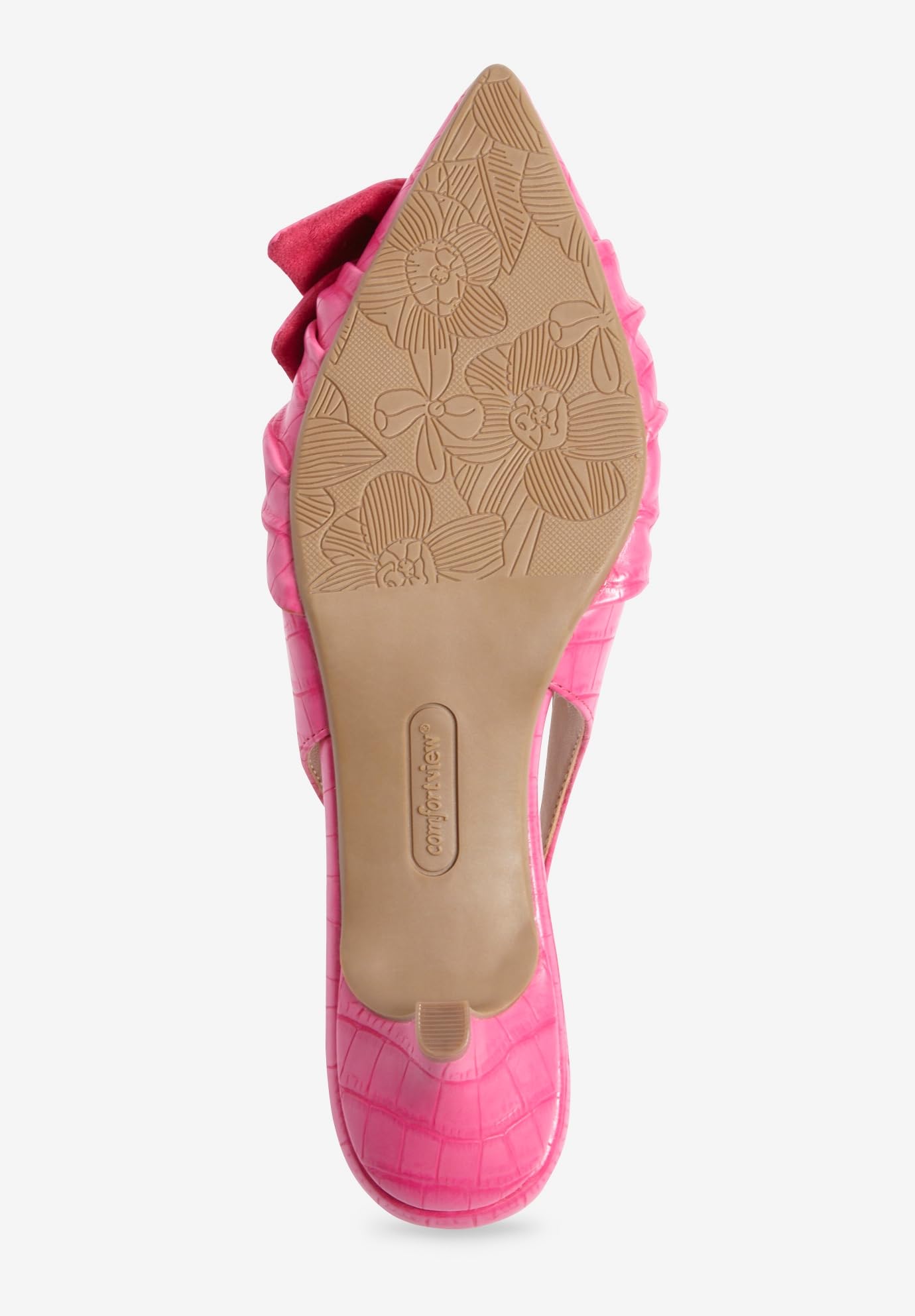 Comfortview Women's Wide Width The Tia Slingback - Comfortable Casual Shoes for Work, Walking & Everyday Wear
