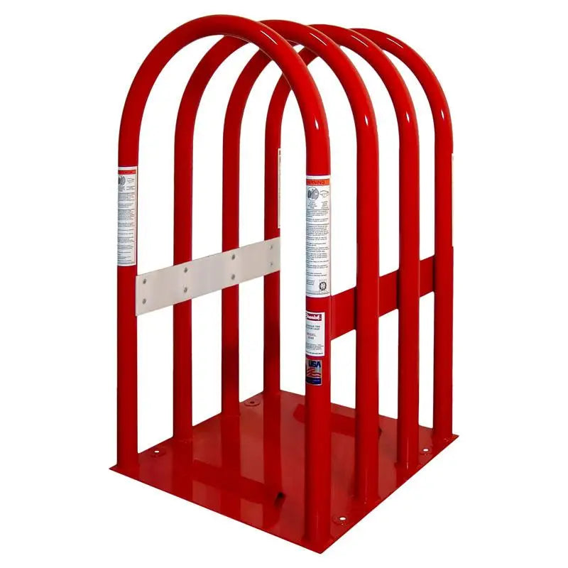 Branick Heavy Duty Truck Tire Inflation Cage (4 Bar) - Safe & Secure Air Pressure Maintenance for Commercial Vehicles