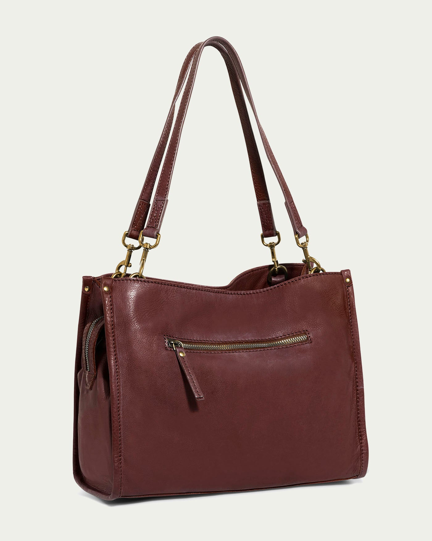 Lenox Triple Entry Satchel - Premium Leather Crossbody Bag for Women, Stylish & Functional Handbag for Work, Travel & Everyday Use