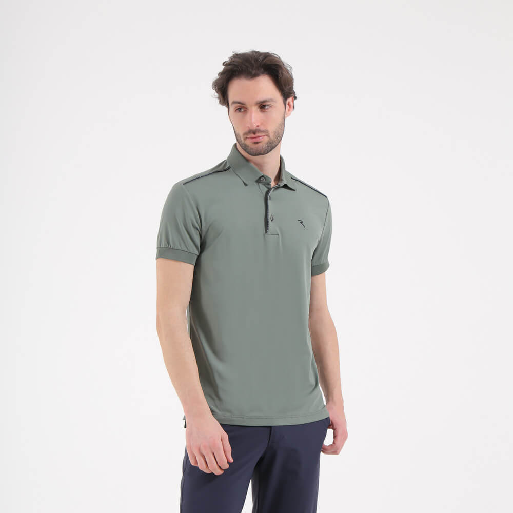 Audience Light HD Jersey Sunblock Polo Shirt - UPF 50+ UV Protection, Breathable & Quick-Dry for Men - Perfect for Golf, Tennis & Outdoor Activities