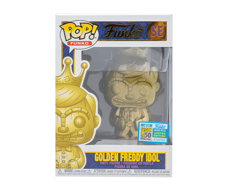 Funko Pop! Golden Freddy Idol SE - 2019 SDCC Exclusive Limited Edition (1/1600) | Collectible Action Figure for Horror Fans & Game Enthusiasts | Perfect for Display, Gifts & Horror Memorabilia Collections