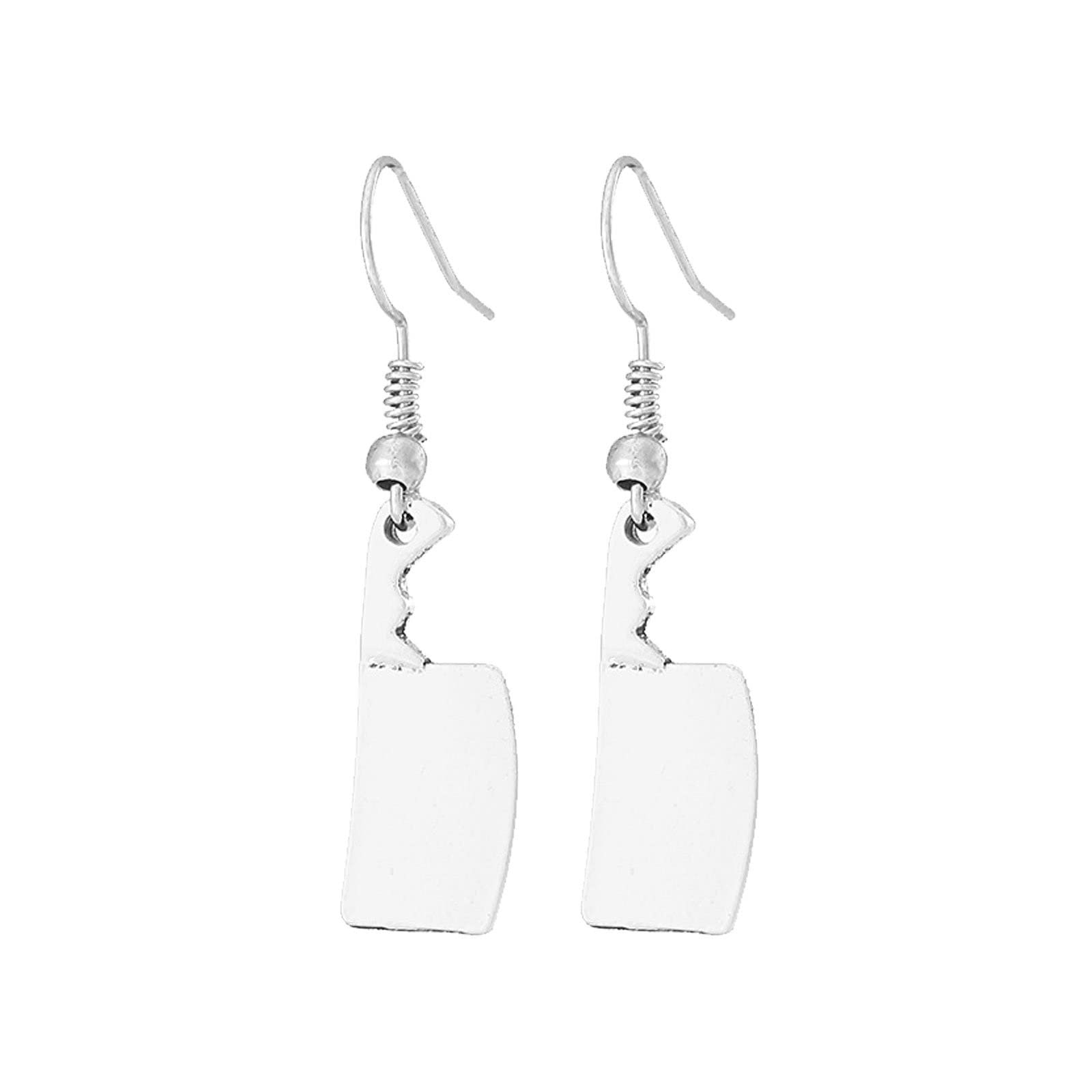 queshizhe Small Saw Ear Studs - Cute Minimalist Earrings for Women, Perfect Friendship Gifts for Best Friends | Everyday Wear, Party Accessories, Birthday Presents