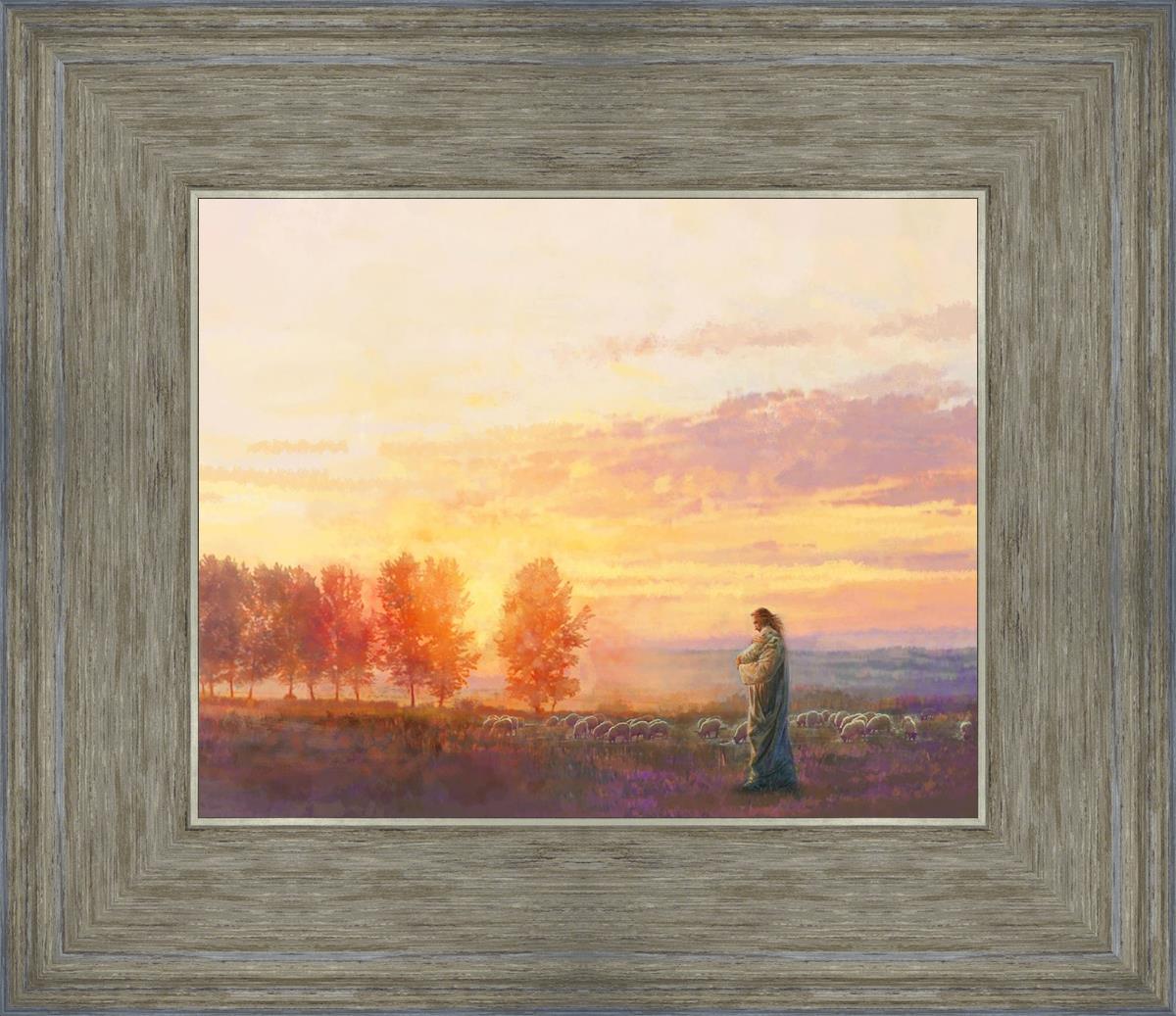 Eventide By Yongsung Kim - Premium Christian Wall Art for Home & Church Decor | Inspirational Bible Verse Canvas Painting | Perfect for Living Room, Bedroom & Worship Spaces