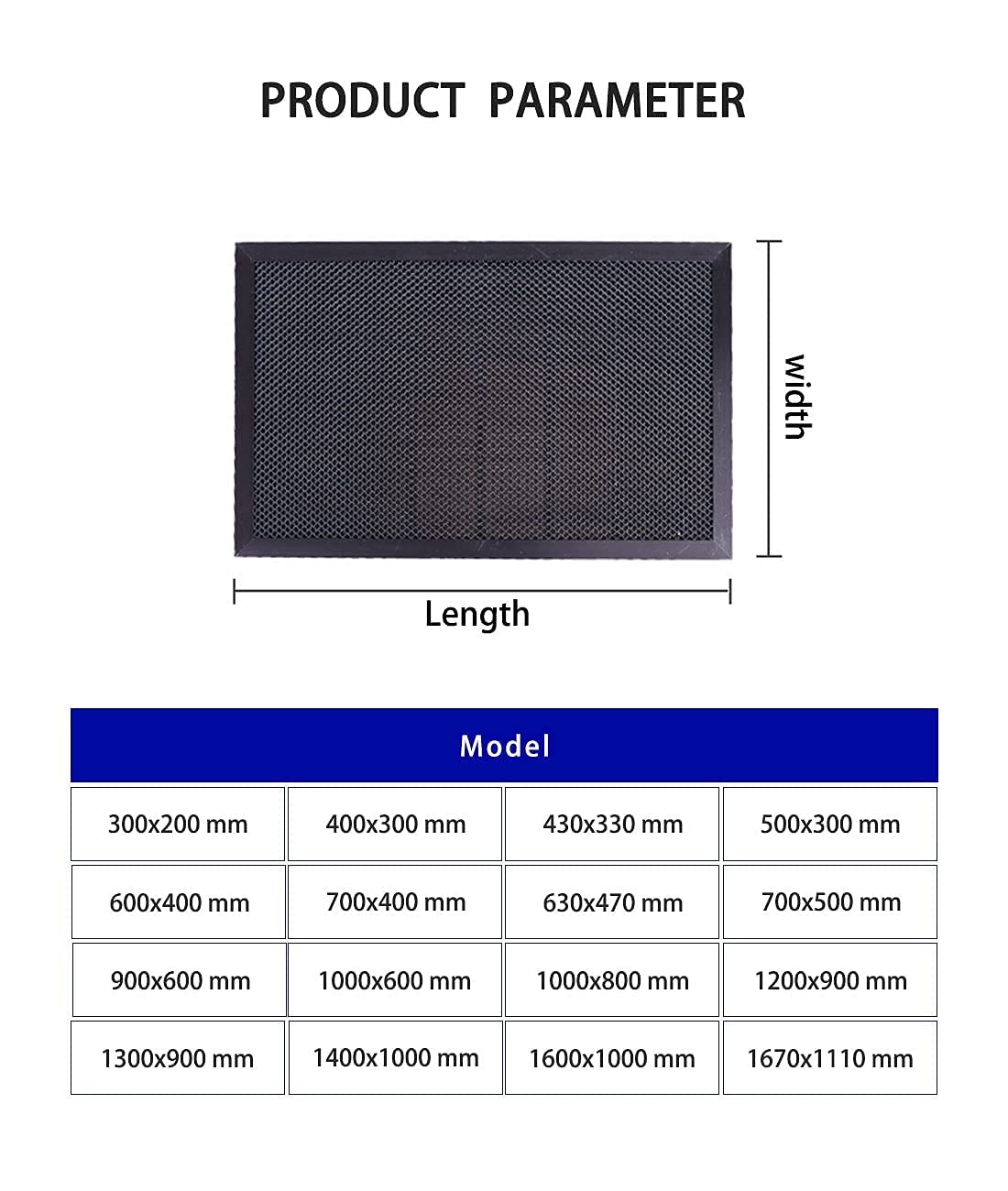 Premium Aluminum Honeycomb Work Table 1000x600mm for CO2 Laser Engraver, CNC Router & Cutting Machine - Ideal for Laser Engraving, Woodworking & Metal Fabrication