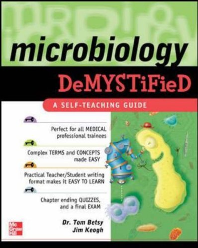 Microbiology Demystified: A Self-Teaching Guide by Tom Betsy | Comprehensive Microbiology Textbook for Students & Professionals | Perfect for Home Study, Classroom Learning & Lab Reference (2005)