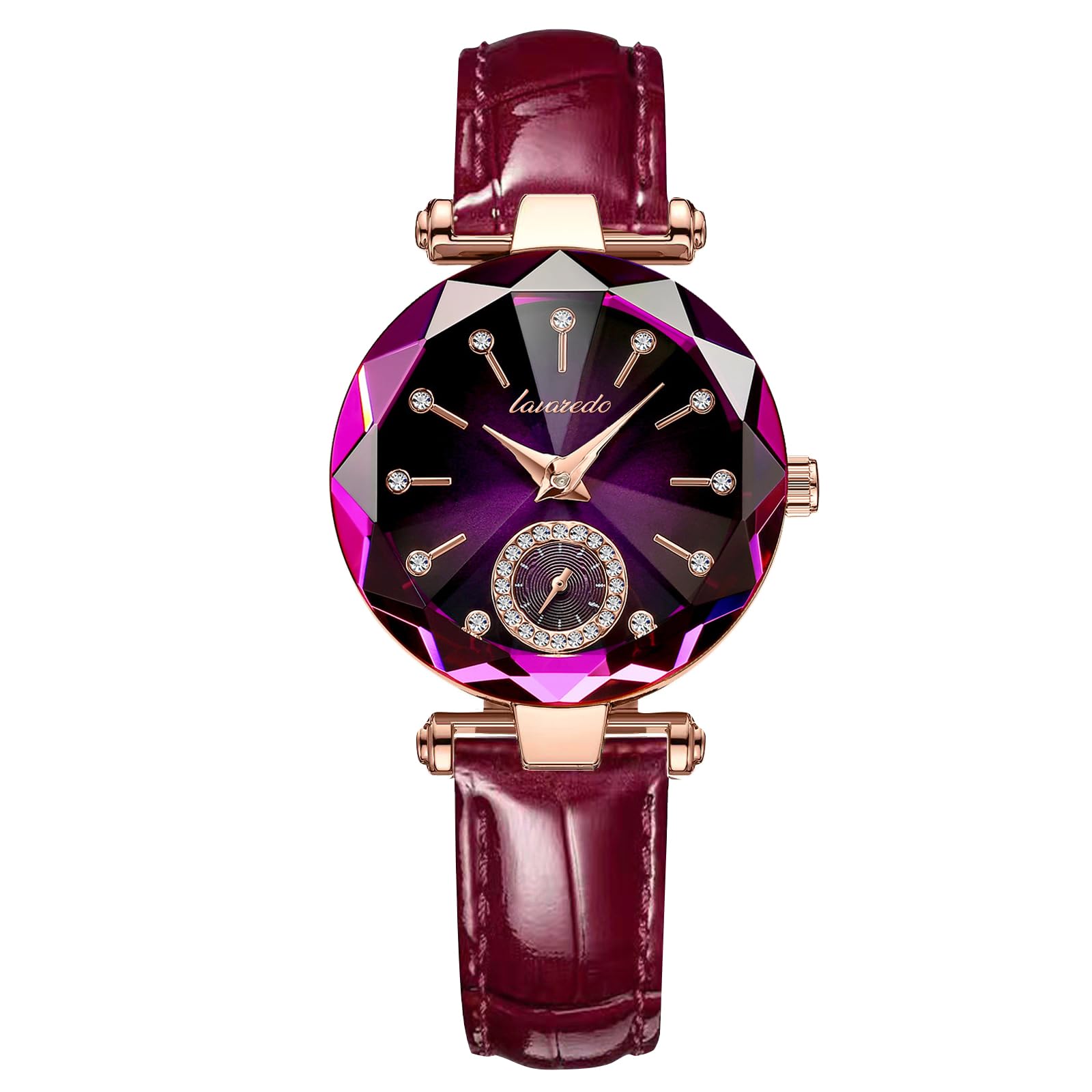 NN BEN NEVIS Women's Elegant Leather Strap Watch with Diamond Dial - Fashion Analog Wristwatch for Wedding, Anniversary & Birthday Gifts - Perfect for Office, Party & Special Occasions