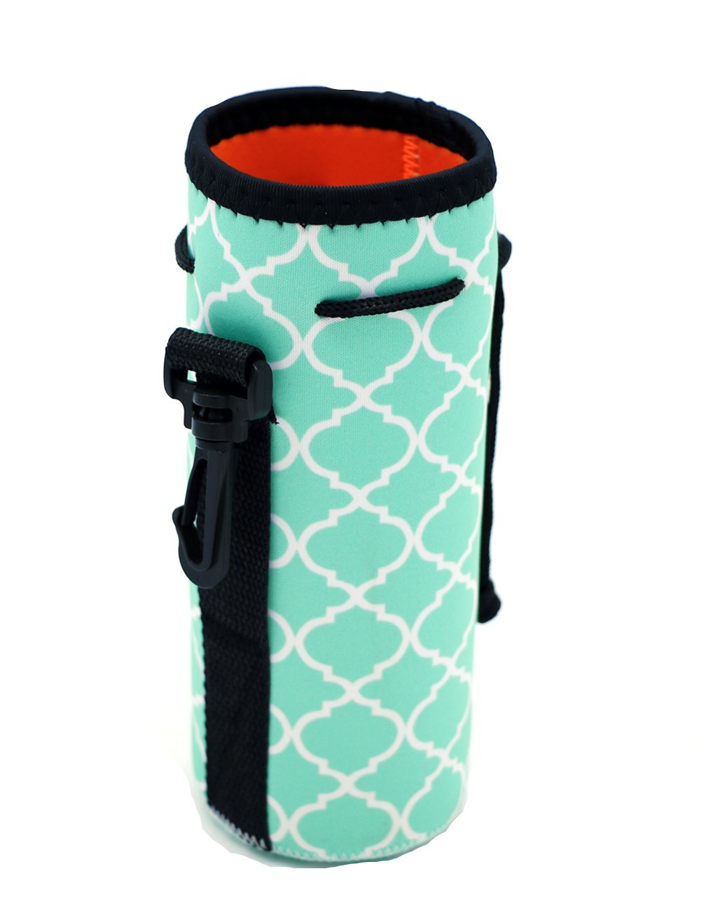 Neoprene Water Bottle Sleeve - Insulated Drawstring Cooler Bag for Hot & Cold Drinks, Perfect for Gym, Hiking, and Outdoor Adventures