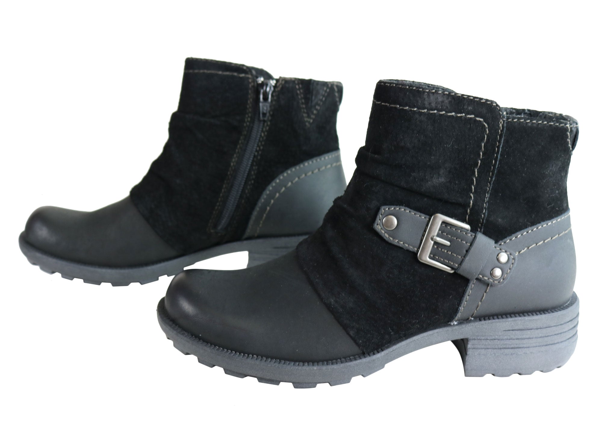 Planet Shoes Peyton Women's Comfortable Leather Ankle Boots with Arch Support - Perfect for Work, Travel & Everyday Wear