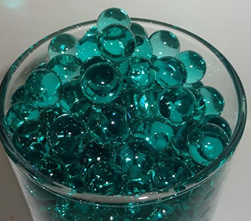 Premium Teal Water Beads - Vase Fillers for LED Submersible Lights, Tea Lights & Floating Candles - Perfect for Weddings, Home Decor & Spa Relaxation