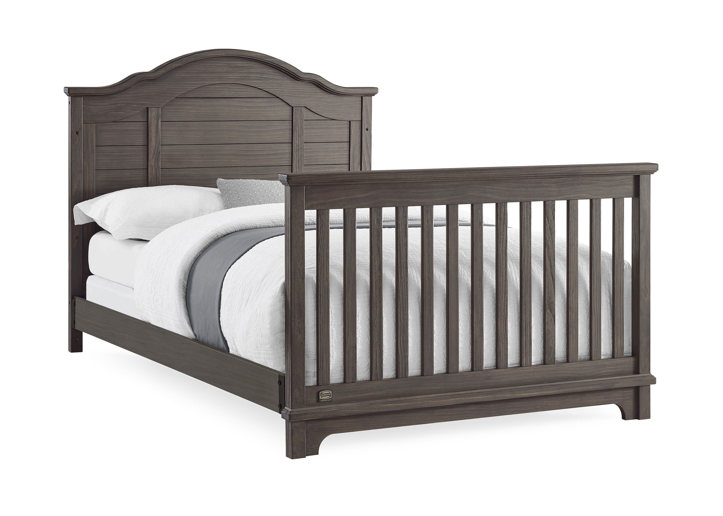 Asher 6-in-1 Convertible Baby Crib - White Nursery Furniture for Newborn to Toddler Bed | Perfect for Modern Nursery, Bedroom & Daycare Use