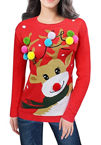 Colorful Deer Red
