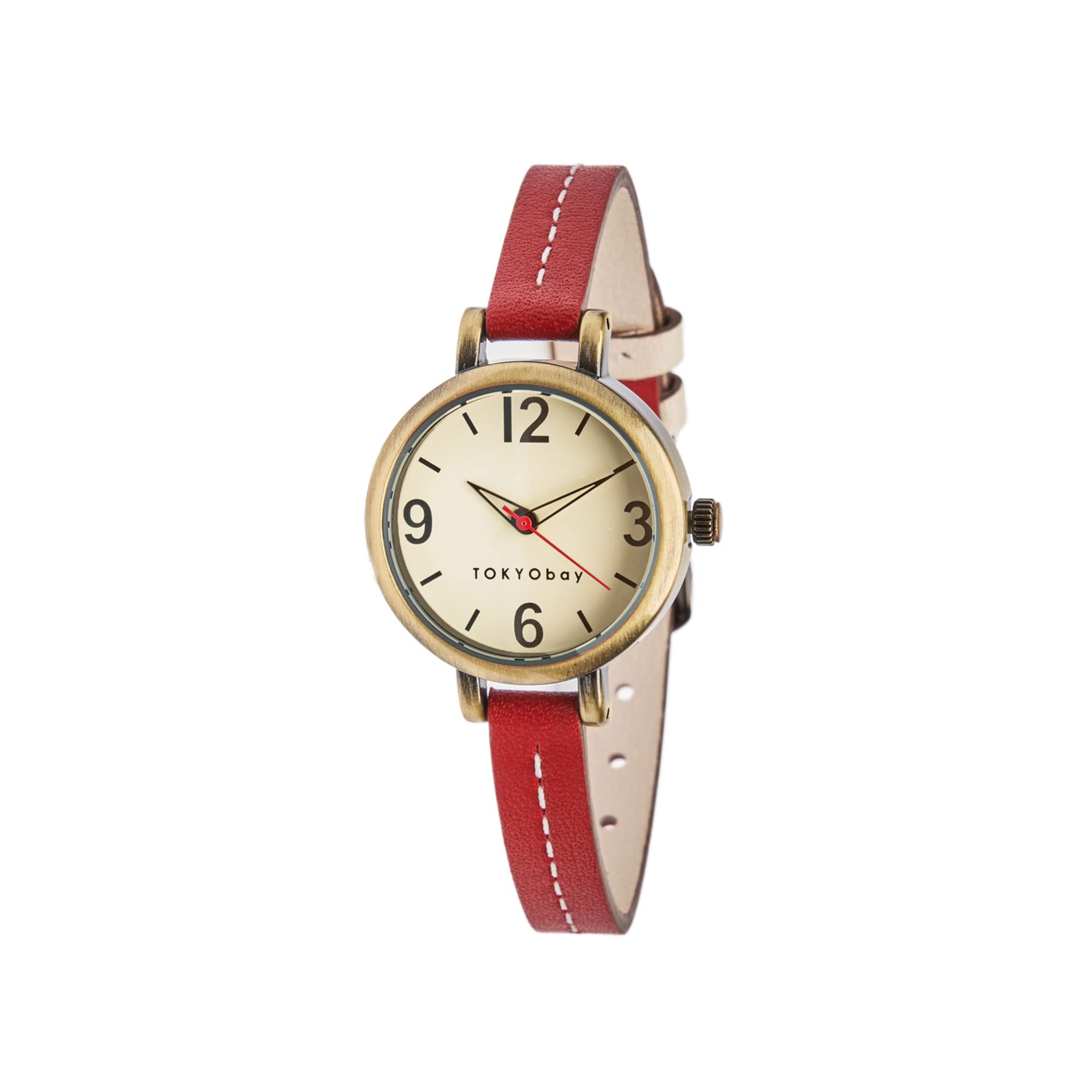 TOKYObay Astrid Women's Fashion Watch - Elegant Stainless Steel Analog Wristwatch with Date Window, Water Resistant for Daily Wear, Perfect for Office, Dating & Special Occasions