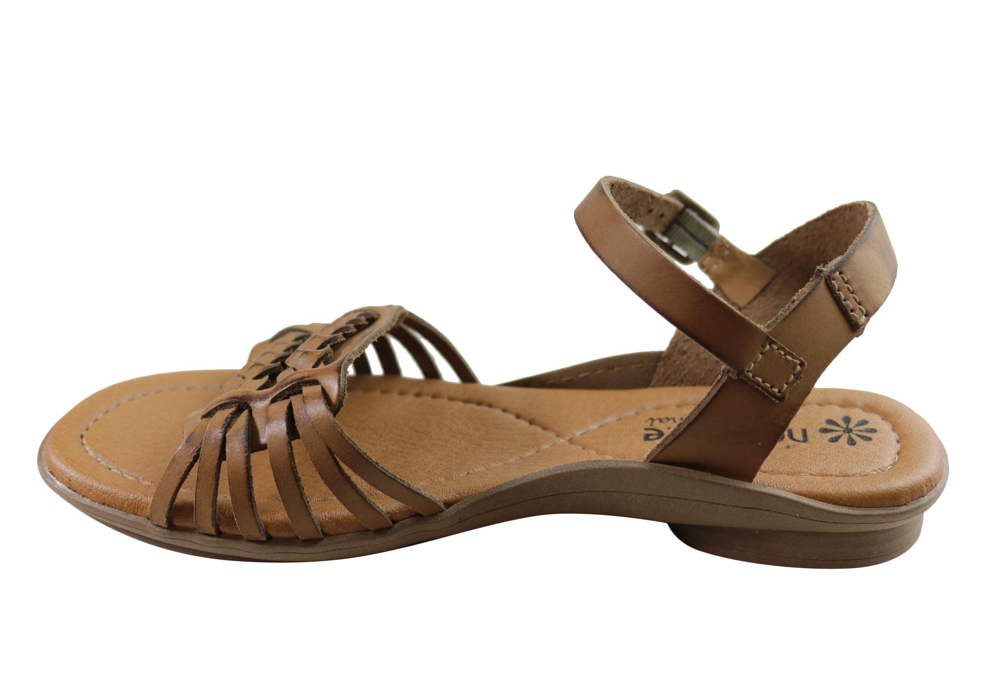 Milena Women's Comfortable Leather Sandals - Handmade in Brazil - Perfect for Summer, Beach & Casual Outings