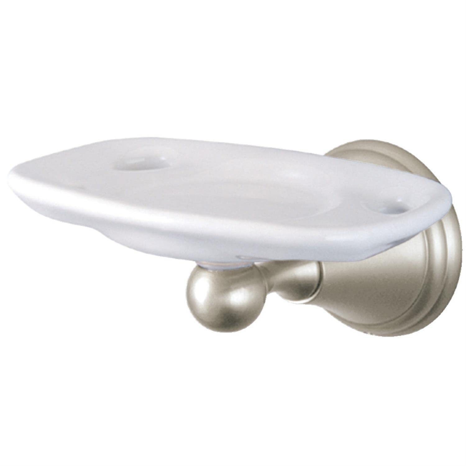Kingston Brass BA2976SN Brushed Nickel Toothbrush & Tumbler Holder - Bathroom Organizer for Toothbrushes, Cups, and Essentials | Perfect for Vanity, Sink Countertop, and Shower Storage