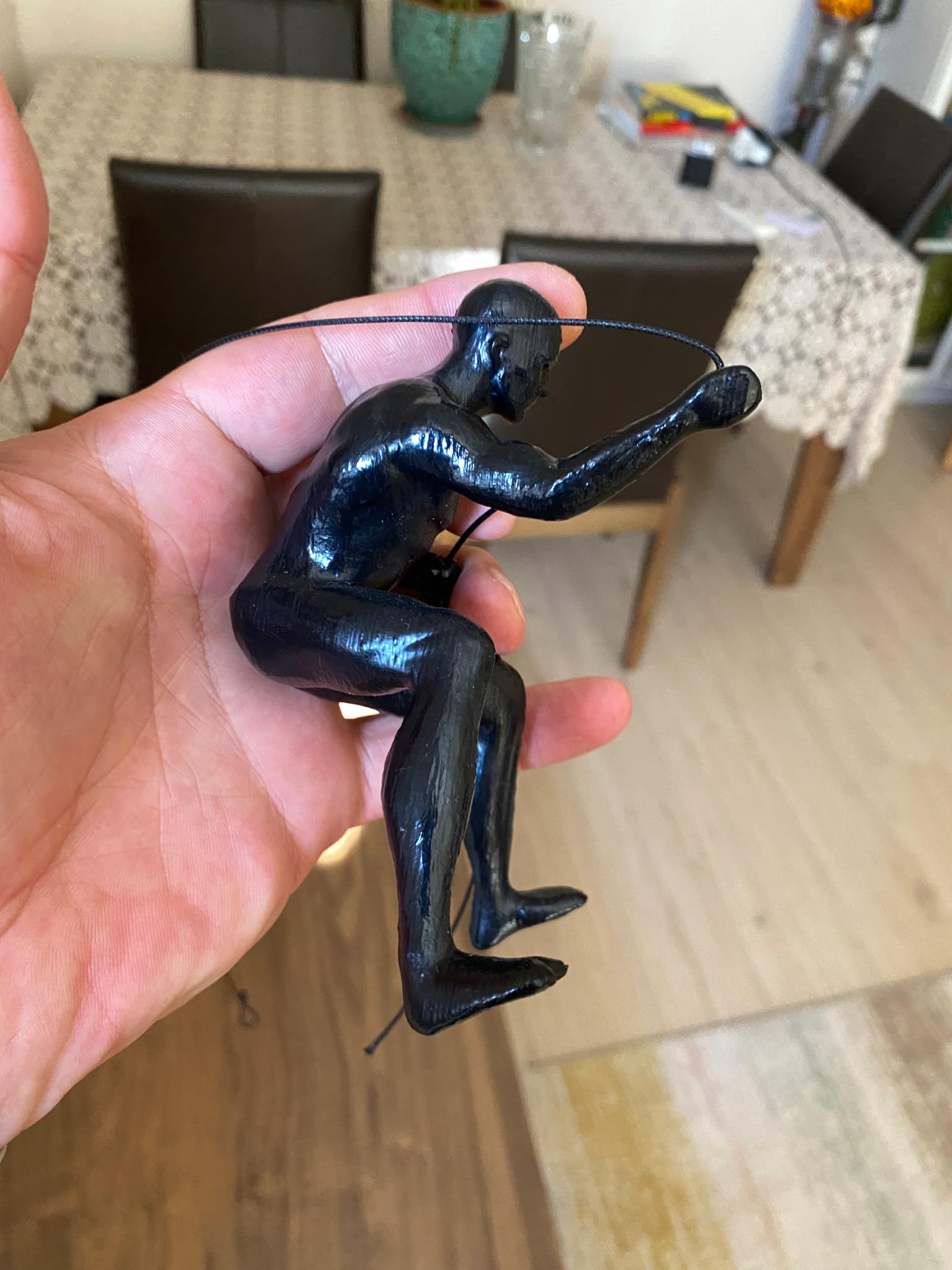 Climbing Man Wall Decor - Unique Gift for Housewarming & Her - Home & Office Decor