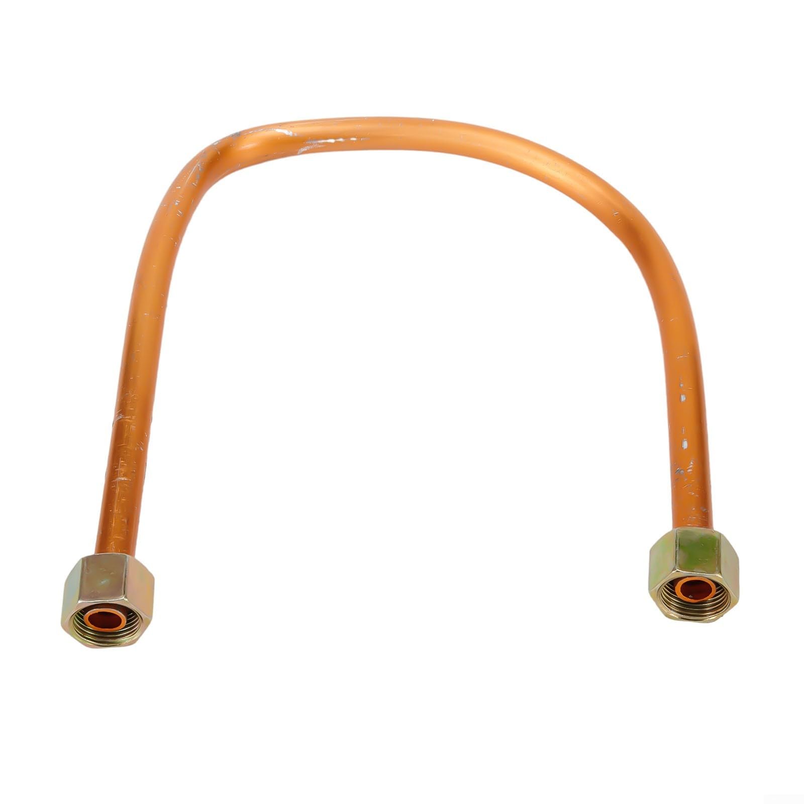 Air Compressor Exhaust Tube Replacement Hex Nut Pipe Oil Pump Spare Parts - Flexible Length for Portable Compressor Repair | Workshop & DIY Tool Maintenance