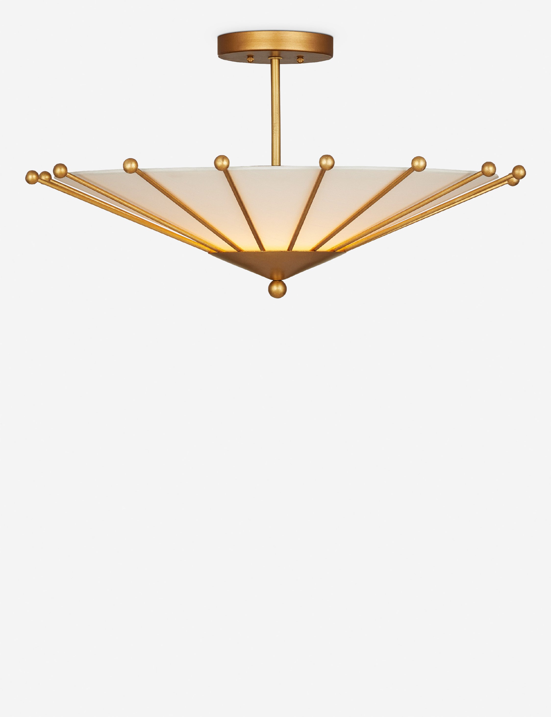 Bainbridge Semi Flush Mount Ceiling Light Fixture - Modern LED Lighting for Bedroom, Hallway & Kitchen - Dimmable & Energy Efficient