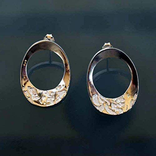 Styling Oval Sterling Silver Earrings for Women - Elegant & Hypoallergenic Jewelry for Everyday Wear & Special Occasions