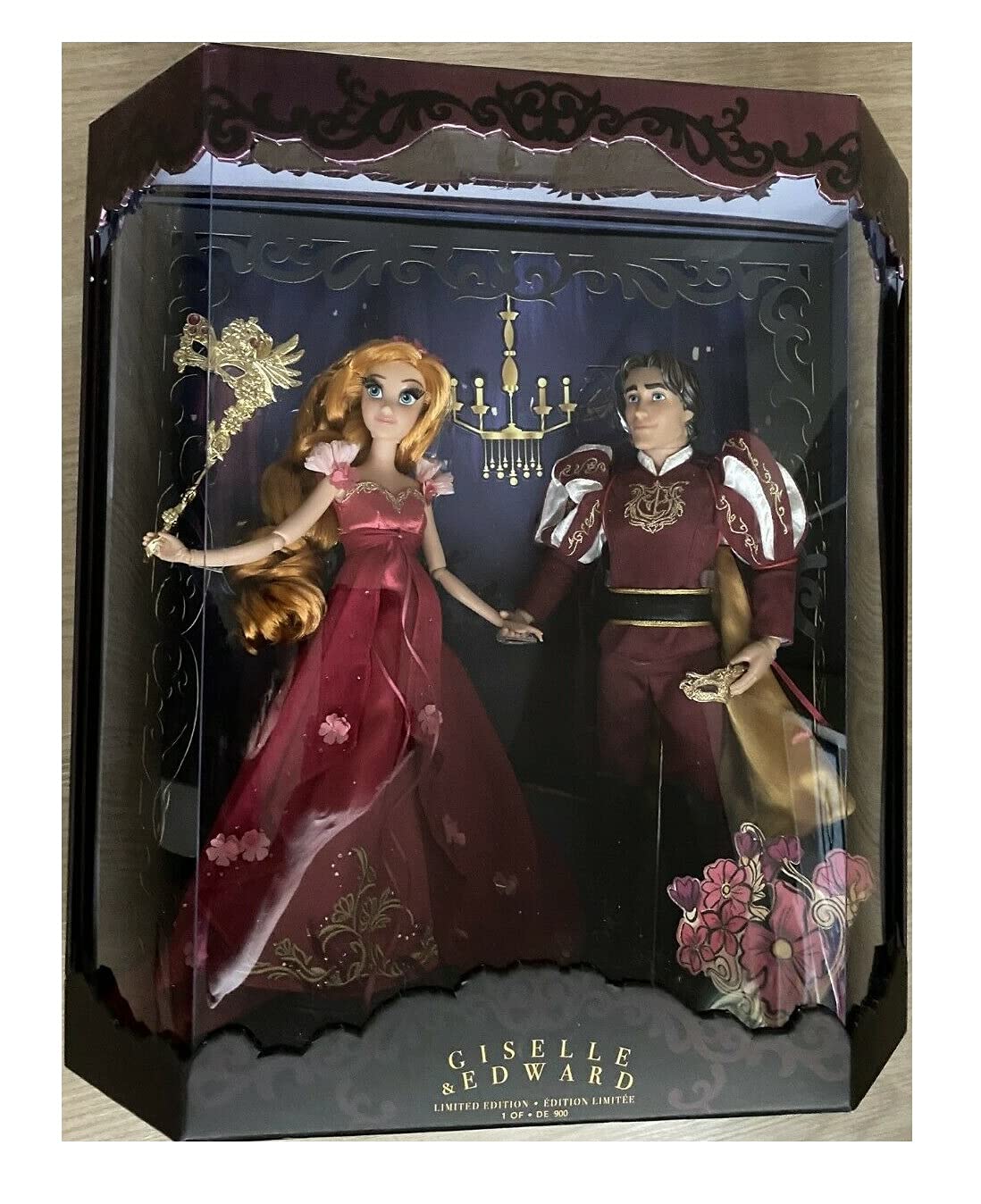 Disney D23 Expo 2019 Limited Edition Masquerade Designer Dolls - Giselle & Edward (900 Pieces Only) | Perfect for Collectors, Disney Fans & Home Decor