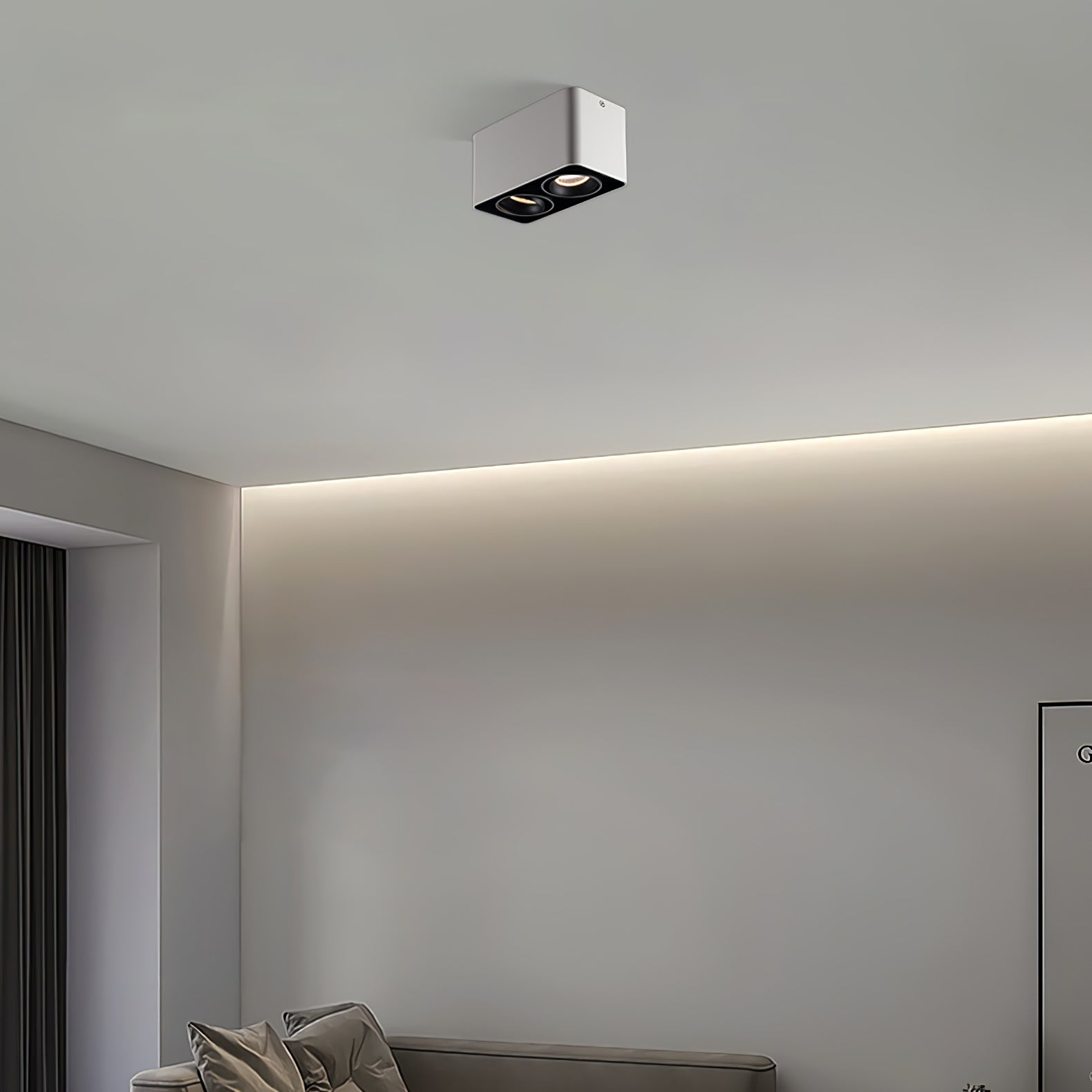 Giyan Surface Spotlight - Modern LED Recessed Lighting for Home & Office - Perfect for Living Room, Kitchen, and Commercial Spaces