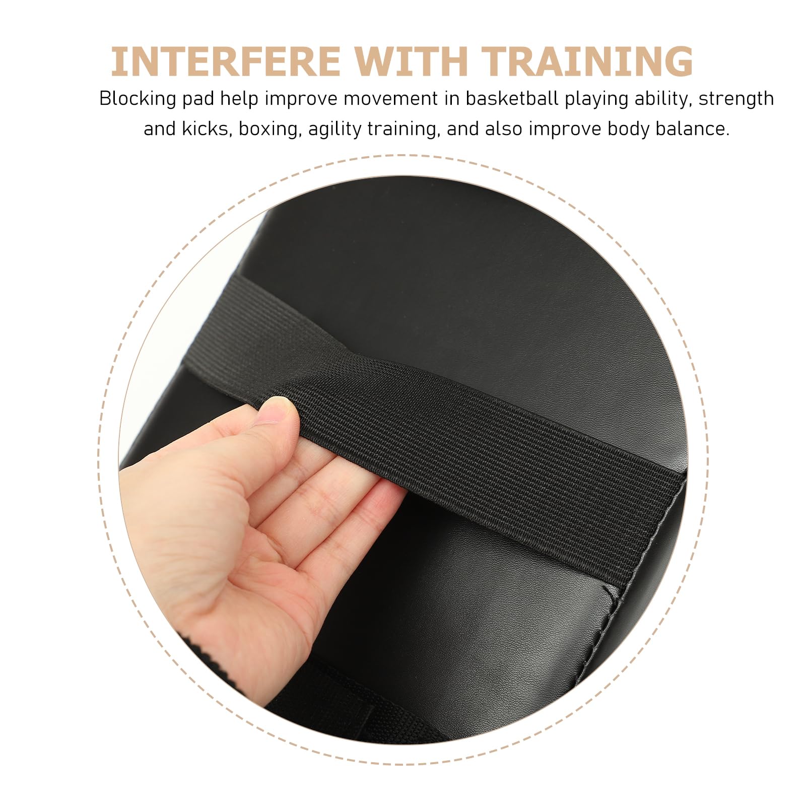 Toddmomy 2-Pack Basketball Training Mat - Multi-Tool Pro Wear-Resistant Blocking Pad & Cushion - Comfortable Basketball Obstacle Board for Indoor/Outdoor Practice (Black) - Perfect for Drills, Defense Training & Skill Development