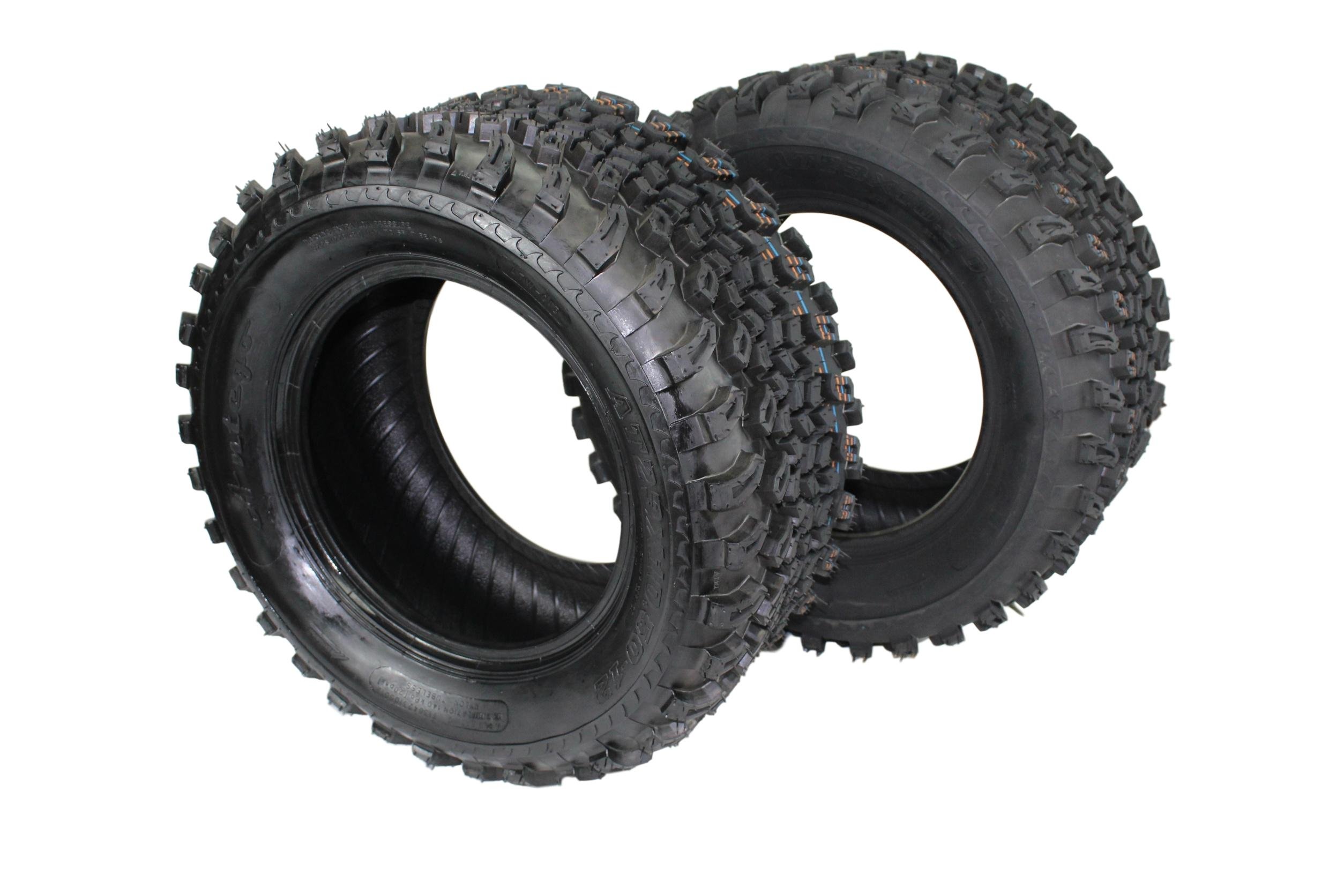 Set of 2 23x10.50-12 Golf Cart Tires ATW-013 4-Ply All-Terrain Tires - Durable for Golf Courses, Camping & Off-Road Adventures