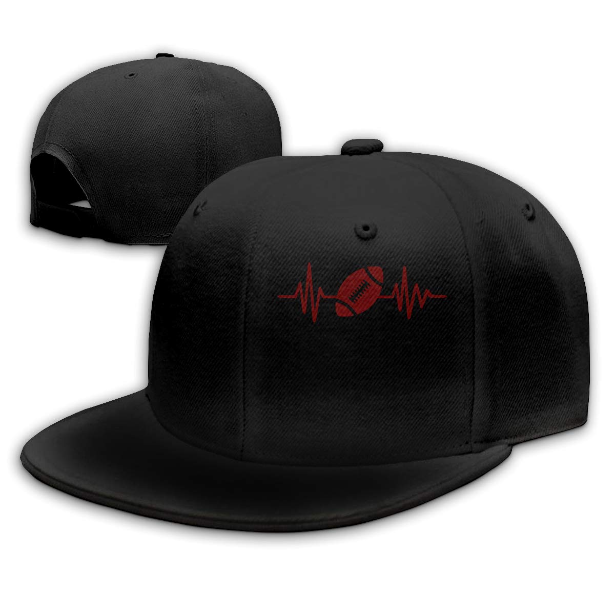 Hip Hop Baseball Cap for Men - Adjustable Leather Strapback with Animal Embroidery - Soccer Dad1 Fashion Hat - Perfect for Streetwear, Hip Hop Concerts & Casual Outfits
