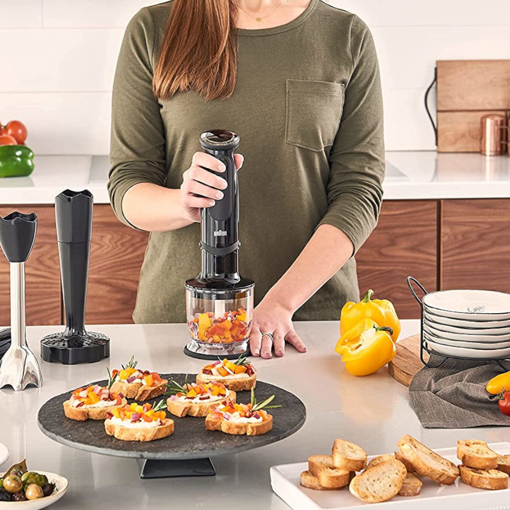 Braun MultiQuick 5 MQ5027 Immersion Hand Blender | Refurbished with Home Essentials Warranty | Perfect for Smoothies, Soups & Baby Food
