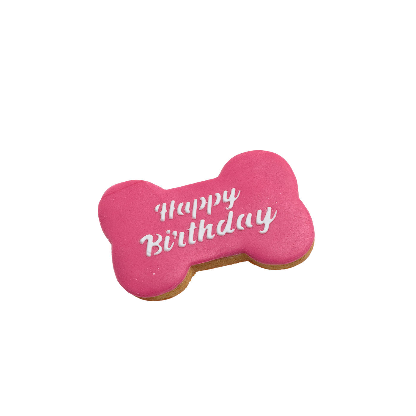 La Dolce Vita Happy Birthday Bone Biscuit - Dog Treats for Birthday Celebrations & Training Rewards