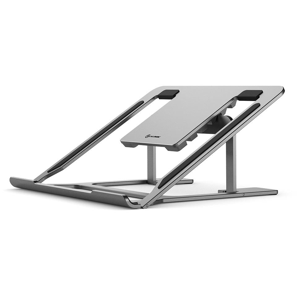 ALOGIC Metro Adjustable Folding Laptop Stand for MacBook & Notebooks - Space Grey | Ergonomic Portable Computer Riser for Home, Office & Travel Use