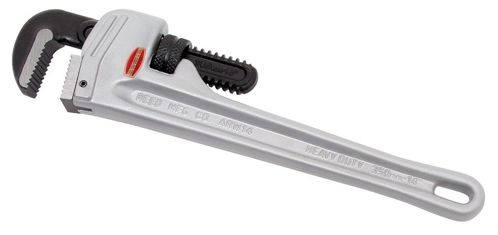 Reed ARW18 18-Inch Heavy Duty Aluminum Pipe Wrench - Professional Plumbing Tool for Tightening & Loosening Pipes - Ideal for Home Repairs, Construction & DIY Projects