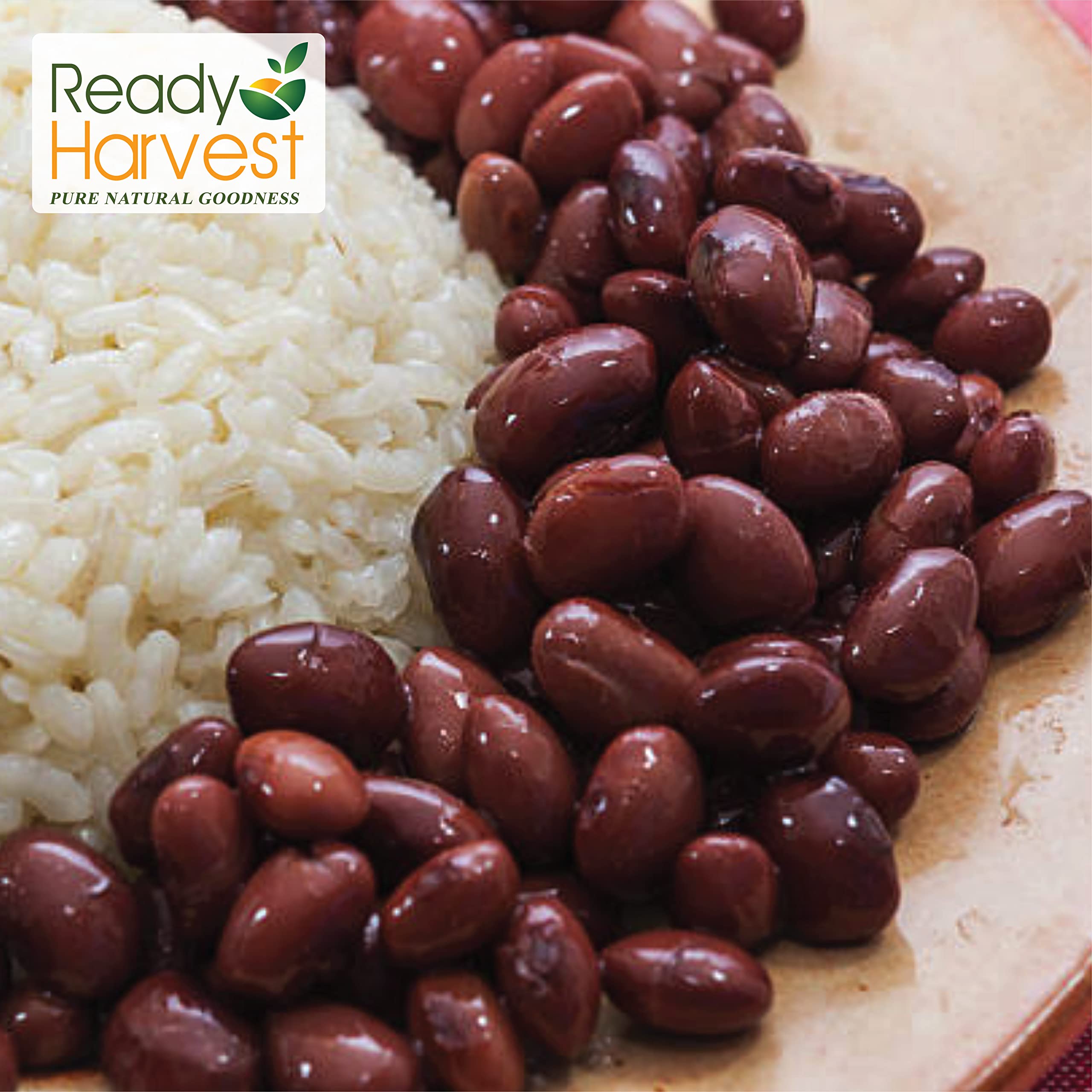 Ready Harvest Red Beans Canned Food - Quick-Cook Emergency Survival Beans with 25-Year Shelf Life (3 lbs, #10 Can) - Perfect for Camping, Prepping & Long-Term Food Storage