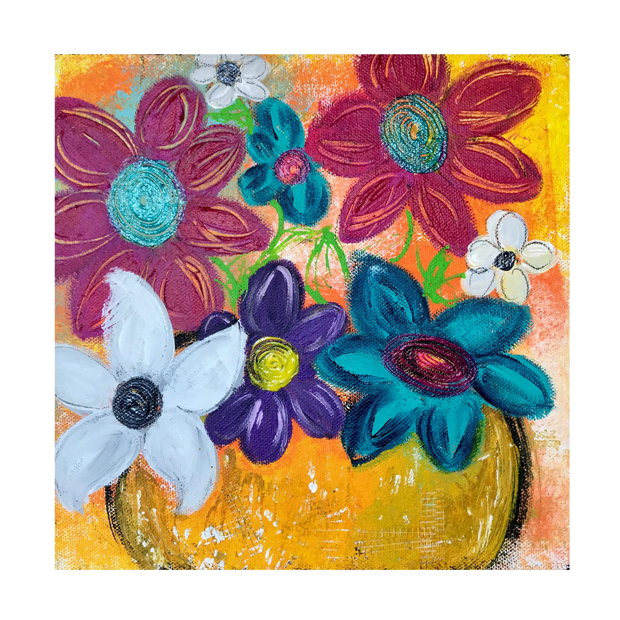 Kathleen Tennant 'On Display' 18x18 Canvas Wall Art - Modern Home Decor for Living Room, Bedroom & Office | Trademark Fine Art Collection