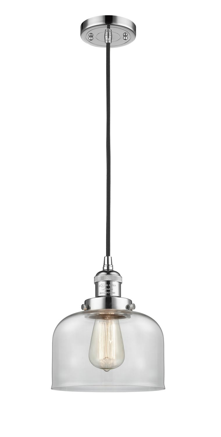Innovations 201C-PC-G72-LED Modern Mini LED Pendant Light in Polished Chrome - Perfect for Kitchen Island, Dining Room, and Bedroom Lighting