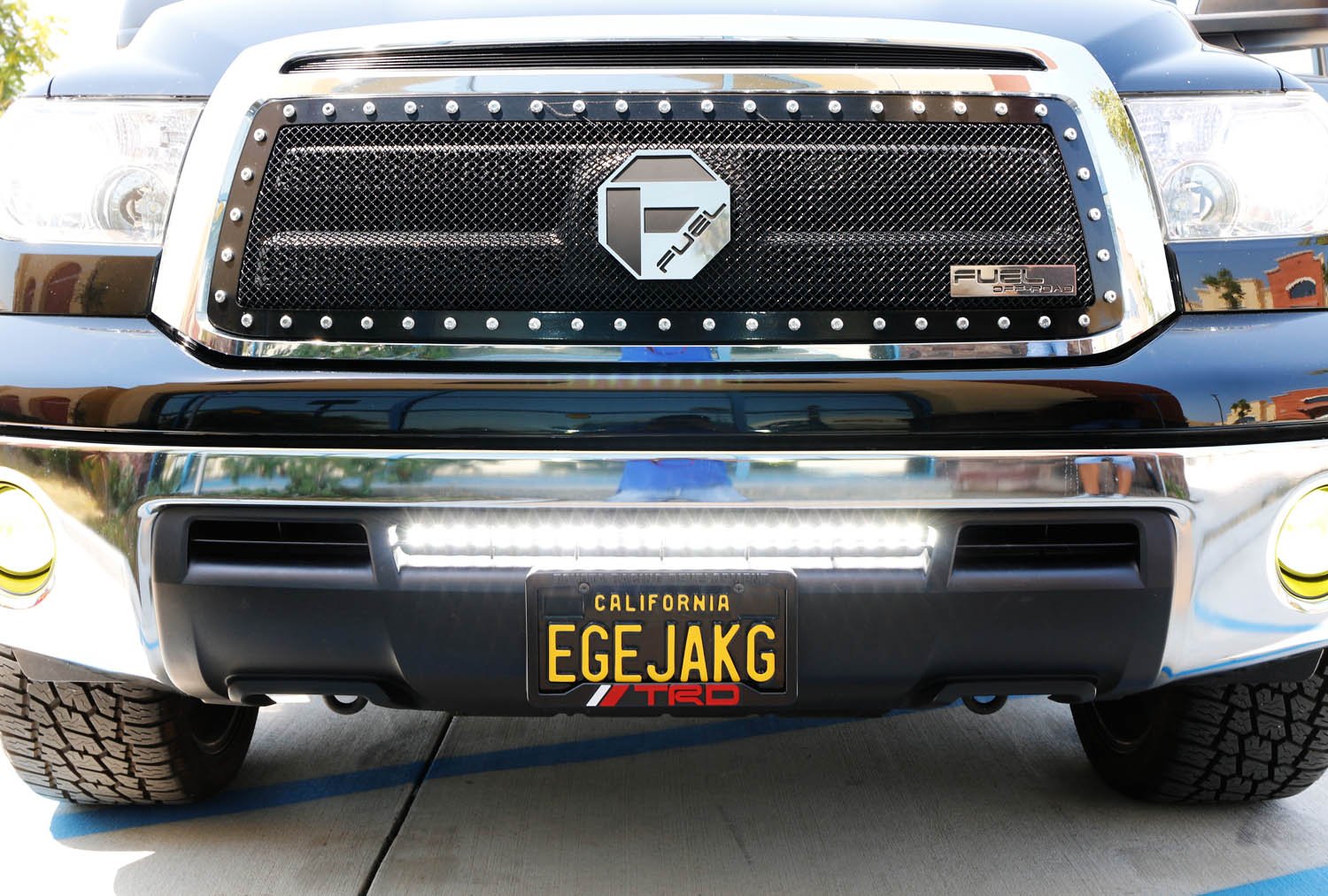 iJDMTOY 25-Inch LED Light Bar for 2007-2013 Toyota Tundra - 72W High Power Off-Road Lighting with Hidden Mount Brackets & Wiring Kit - Perfect for Off-Roading, Night Driving, and Truck Customization