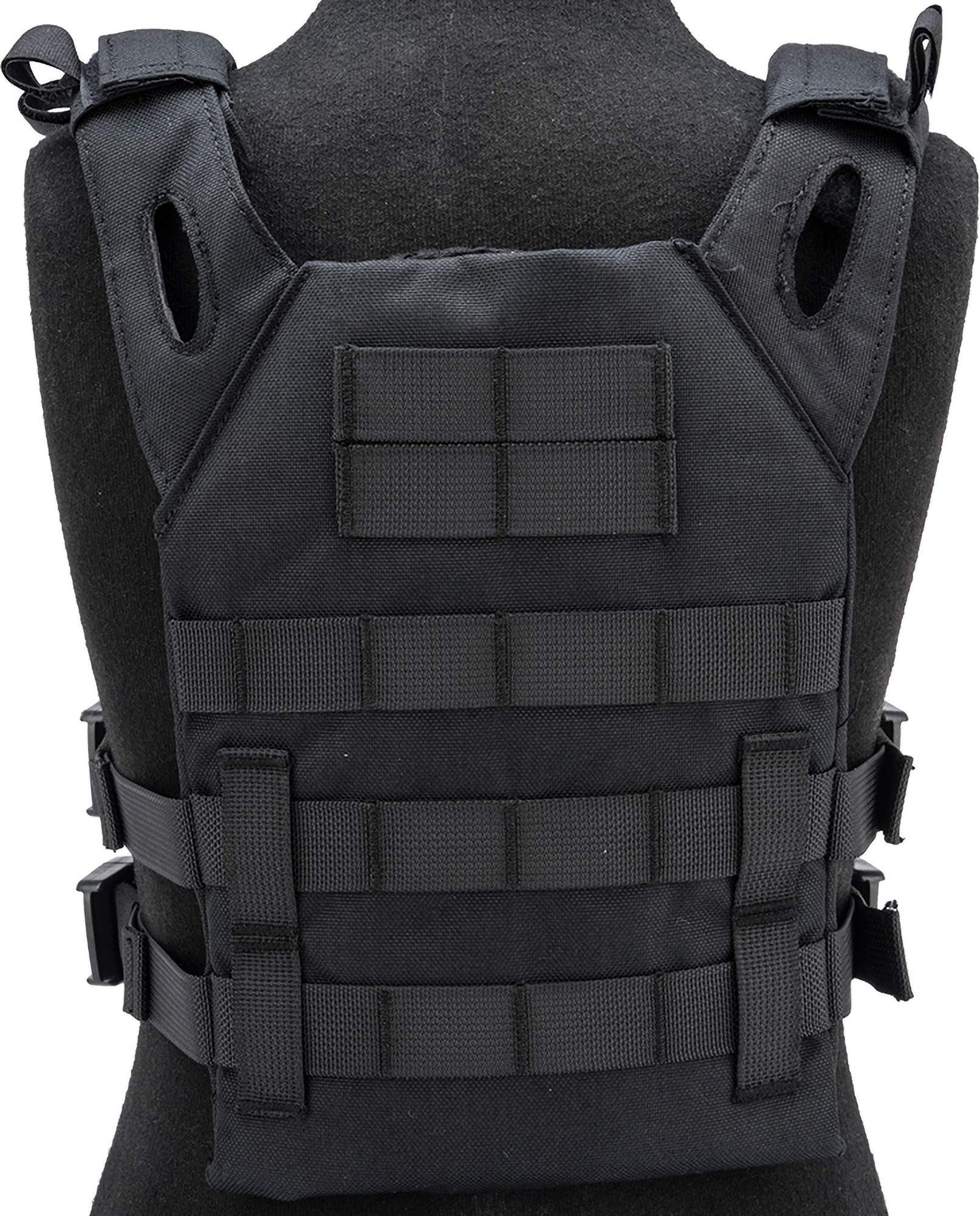 Matrix Level-1 Child Size Airsoft Tactical Vest - Black | Adjustable Molle System | Perfect for Airsoft Games, Cosplay & Outdoor Activities