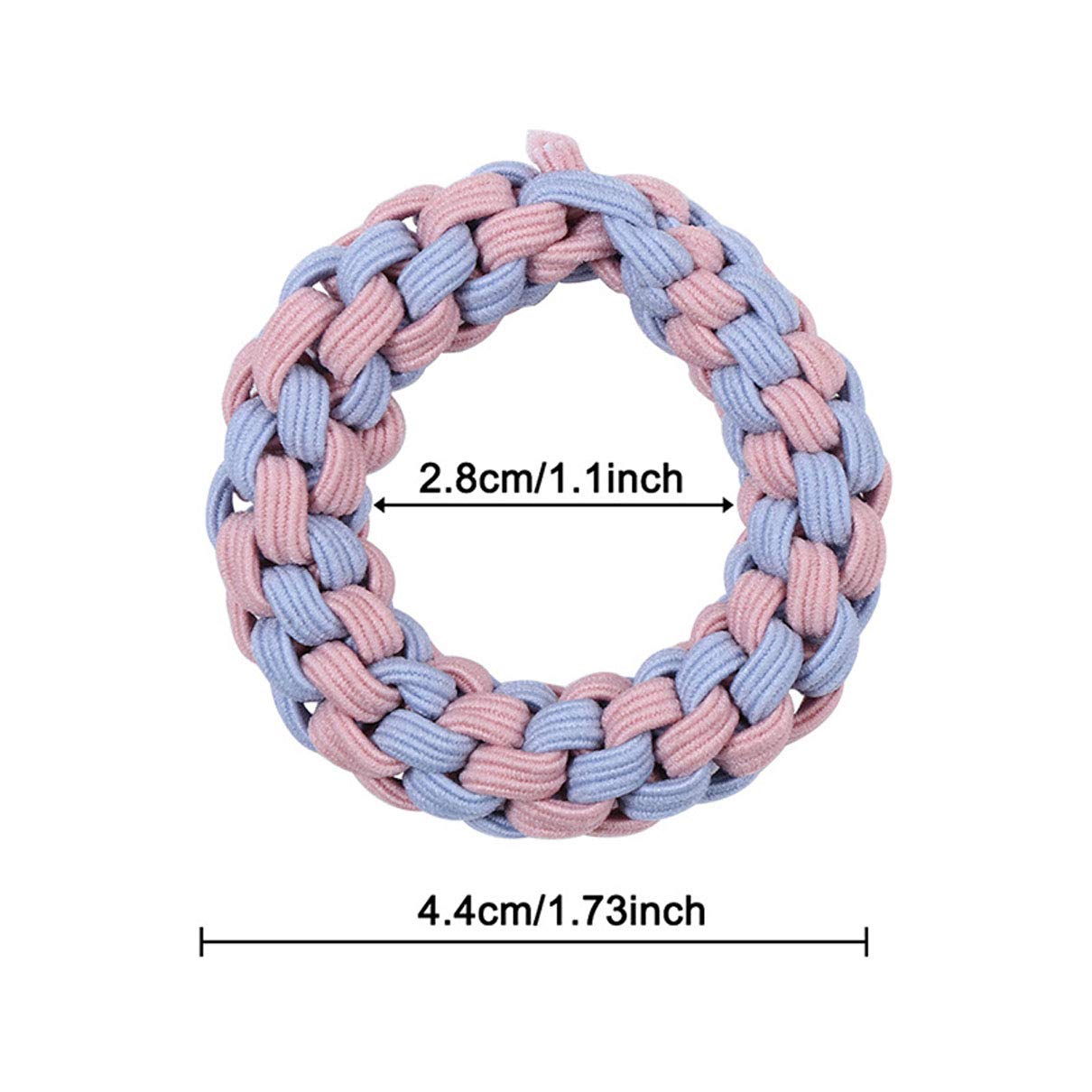 10 Pcs Braided Hair Ties for Women - Soft Ponytail Holders & Hair Elastics - No Slip Hair Bands for Workout, Yoga, Running & Daily Styling