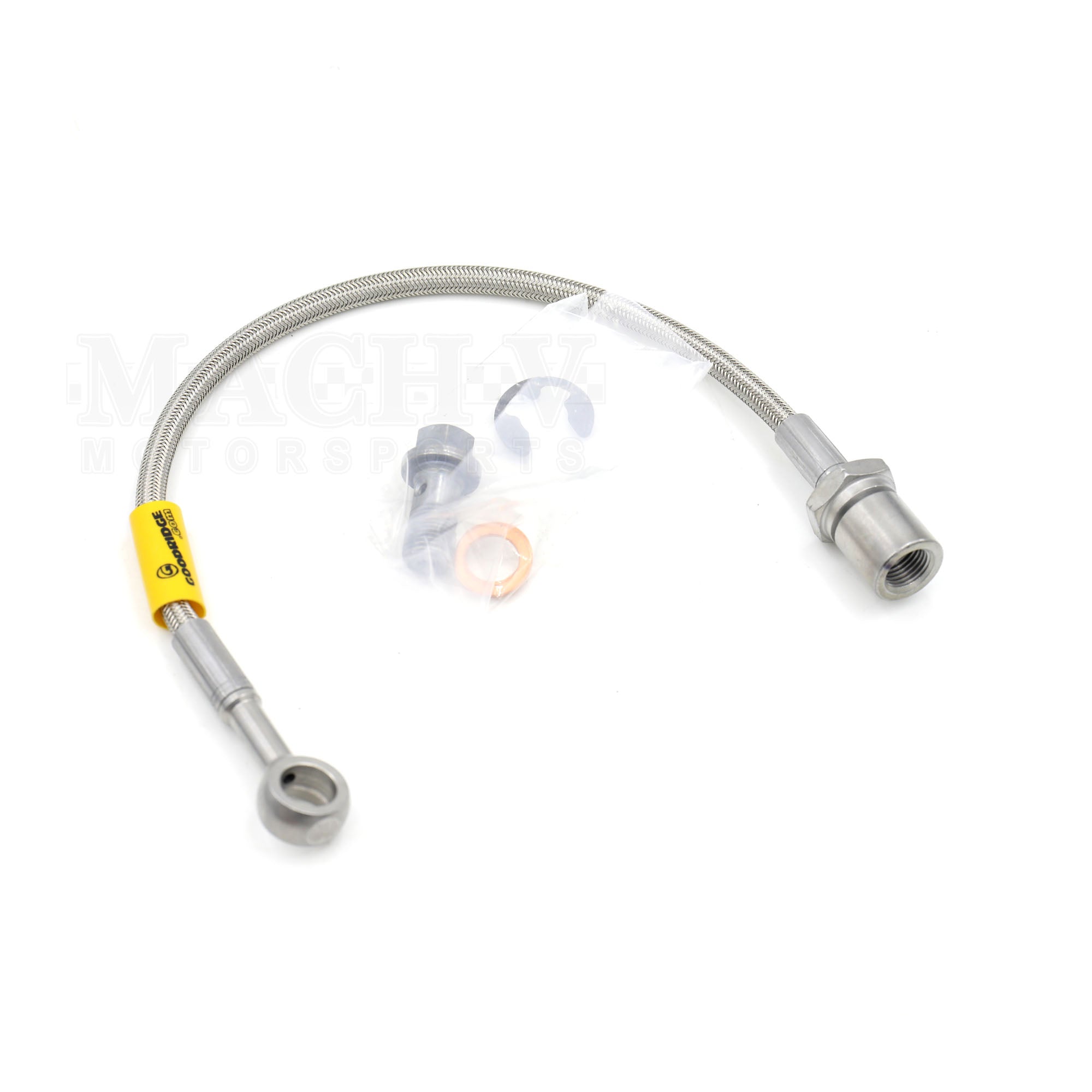 Goodridge Stainless Steel Braided Clutch Line for 2008-2014 Subaru WRX & 2005-2009 Legacy GT - High Performance Hydraulic Clutch Hose Upgrade for Enhanced Driving Experience