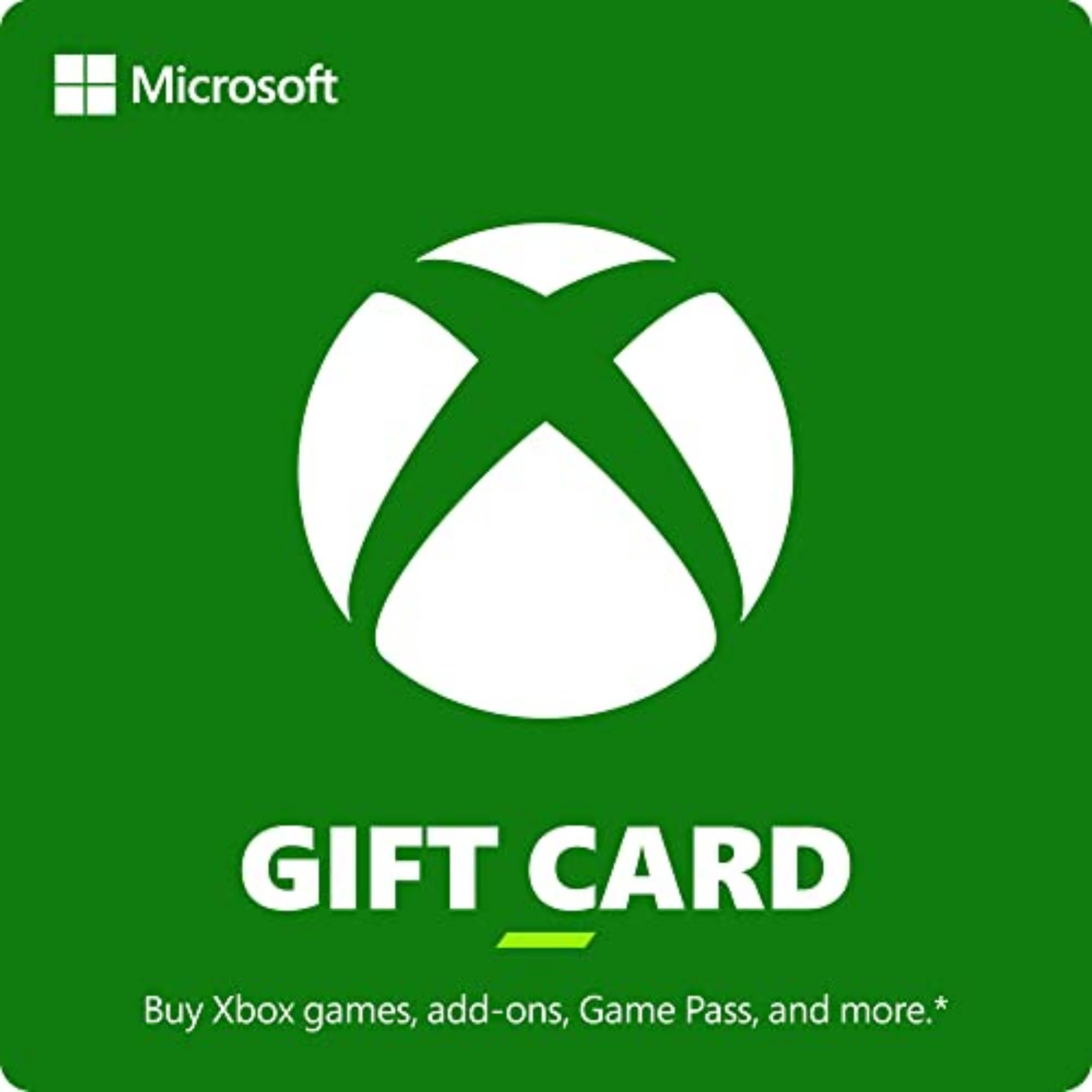 $100 Xbox Gift Card Card - Digital Code for Microsoft Store - Buy & Download Instantly - Perfect for Gaming, Subscriptions & Entertainment Gifts