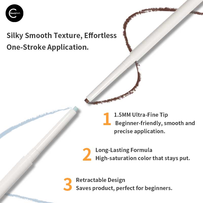 ODDITY Stay Put Eyeliner Pencil - Long Lasting Waterproof Eye Liner for Smudge-Proof Makeup - Perfect for Daily Wear, Parties & Special Occasions